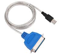 Xiuganpo Printer Cable Adapter 1284 USB to Parallel Port Cable with High Speed Transmission for 98//VISTA. Ideal for Home, Studio and Business Printing.