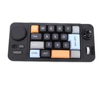 Xiuganpo Programmable Macro Keyboard, Wired USB C Keypad19 Key Macro Mechanical Gaming Macro Keypad RGB LED Backlit with Knob Roller Joystick Control and Drawing Programming Video