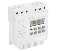 Xiuganpo Programmable Timer Relay 380V 16A Three Phase Digital Time Switch with 17 On/Off Weekly Control, Power Off Memory Built in Battery for Water Pump Motor Exhaust Fan