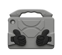 Xiuganpo Protective Tablet Case Lightweight Easy Carry Kickstand Design for Children Home and School 7.76 X 6.81 X 1.22in (Grey)