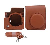 Xiuganpo PU Leather Mini Camera Protective Case with Removable Cover Strict Stitching and Metal Lock Suitable for Mini 40 Camera (Brown)