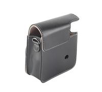 Xiuganpo PU Leather Mini Camera Protective Case with Removable Cover Strict Stitching and Metal Lock Suitable for Mini 40 Camera (Black)