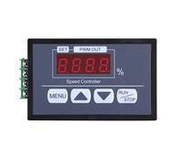Xiuganpo PWM Speed Regulator, DC6-60V 30A Motor Speed Controller Button Type with Programmable Soft Start Stop Limits Digital Display for Brush Motor Fan Pump Conveyor