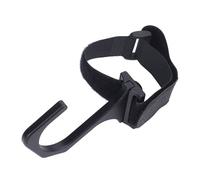 Xiuganpo Racing Style Steering Wheel Hanger Hook, Aluminum and Woven Strap, Car Steering Wheel Hook for All Cars, Adjustable Angle