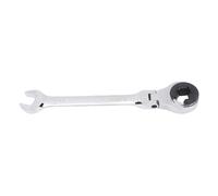 Xiuganpo Ratcheting Wrench, 180° Adjustable 72 Tooth Ratchet Flexible Head 13mm Open End Brake Line Wrench for Fuel Brake Line Air Conditioning Pipe Nuts, Robust Construction