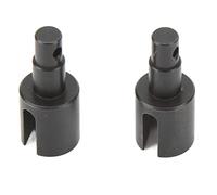 Xiuganpo RC Diff Outdrive for Losi 1/10 RC Car, Front Drive Cup Hardened Steel Upgrade, 26 X 11mm Reduce Friction, Improve Driving Power and Smooth Performance (Black)