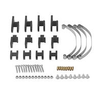 Xiuganpo RC Leaf Spring Suspension, RC Leaf Spring Durable Well -equipped Alluminum Alloy Reduce the Influence on the Car for 1/16 (Black)