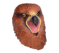 Xiuganpo Realistic Bald Eagle Hand Puppet with Movable Mouth for Interactive Play for Boys and Girls - Perfect Game Prop for Halloween, Easter, Carnival - 5.1x5.7x5.5in
