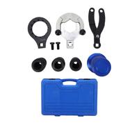 Xiuganpo Rear Axle Differential Installer Remover Tool Set, | 9 Piece Steel Compatible with RWD 4WD , Precision Slots Storage Case Drive Shaft Seal Kit for E70 E90 X3 X5