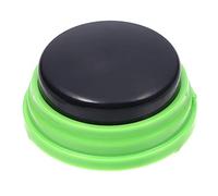 Xiuganpo Recordable Talking Button Mini Sound Tool for Kids Parent-Child Interaction 4 Pack Easy Transport in Bright Colors (Green)