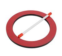 Xiuganpo Red Hand Drum for Children, Enlightenment Percussion Instrument with Beautiful Shape and Melodious Sound (round drum)