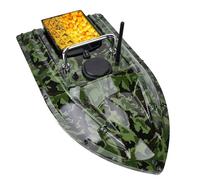Xiuganpo Remote Control Fishing Bait Boat, 600m RC Fish Finder Lure Boat | ABS Hull, 5200mAh Battery, 1.5kg Bait Capacity, Night Fishing LED, 600m Remote Range
