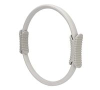 Xiuganpo Resistance Pilates Ring with GFRP Inner Ring and TPR Handle, Durable and Wear Resistant Exercise Pilates Circle (Grey)