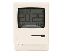 Xiuganpo Retro Alarm Clock, 1984 Computer Style Digital Time Date Week Temperature Display Retro Desk Clock, Gaming with USB Powered 1200mAh Battery 60 Days Life Brightness Adjus