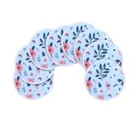 Xiuganpo Reusable Nursing Pads Super Absorbent Milk Proof Washable 3 Layer Breastfeeding Nipple Pad for Leaking Milk, 8pcs for Breastfeeding Mothers (G64)