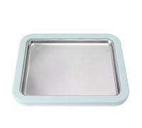 Xiuganpo Rolled Ice Cream Maker Stainless Steel Cold Plate, Portable DIY