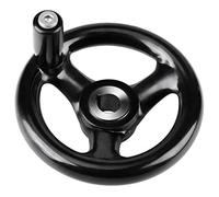 Xiuganpo Round 3 Spoke Hand Wheel Durable for Lathe Milling Machine with