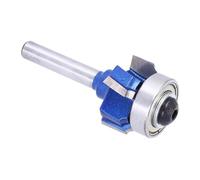 Xiuganpo Round Carbide Router Bit Efficiently Cuts, For Woodworking on Trimmers or Engraving Machines, 8mm Vane/Wing Diameter, 1 Piece (#2)