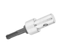 Xiuganpo Round Shank Drill Bit Adapter for Earth Auger, 2 Pit 2 Slot