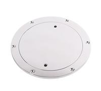 Xiuganpo Round Stainless Steel Boat Deck Plate for Marine Yacht Inspection Port Deck for Boat Equipment (6 Inch)