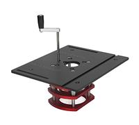 Xiuganpo Router Lift System, Aluminum Alloy Manual Lifting Router Lift System Router Table Saw Insert Base Plate for Router Plates and Lift Systems, Small Trimming Machine (#3)