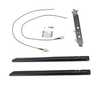 Xiuganpo RTL8852BE M.2 Wireless Card 1800Mbps WiFi6 2.4GHz/5GHz Band USB Adapter for Fast Network Connection, Support, Built-in Antenna, Gasket, Screw (External Antennae Bracket)