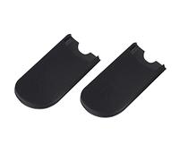 Xiuganpo Rubber Black 2Pcs Sax Thumb Finger Rest Cushion Pads Comfortable Wear Soprano Alto Tenor Sax 1.77x0.87x0.28inch