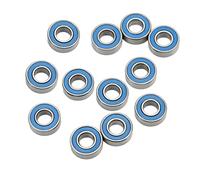 Xiuganpo Rubber Sealed Bearing Kit for Stadium RC Car, 12pcs