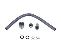 Xiuganpo RV Sink Drain Kit, Leak Proof RV Bathtub Drain Hose Kit with Pipe Clamps, Space Saving Straight Design, Stainless Steel ABS for, Yacht, Bathtubs (30.71in)