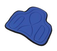 Xiuganpo Saddle Pad, PU Leather Shock Absorbing Thickened Breathable Riding Pad, Equestrian Saddle with Close Fit Comfortable Support for Horse Rider (Blue)