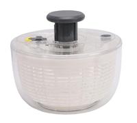 Xiuganpo Salad Spinner, Large Capacity 21.5cm Fruit Washer Lettuce Spinner with One Hand Press Pump Mechanism for Kitchen Salad Prep and Produce Washing
