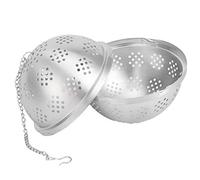 Xiuganpo Seasoning Filter Ball 304 Stainless Steel Mesh Design Strainer Kitchen Accessories for Tea, Hot Pot, for Family Gathering L Size 8.3cm (Extra Large 32.7 X 24.4 X 31.5in)