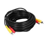 Xiuganpo Security Camera Cable Reliable Plug and Play Video Power Cord - Excellent EMI/RFI Protection - for Surveillance Camera/DVD Player (20m / 65.6ft)