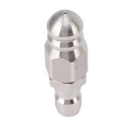 Xiuganpo Sewer Jet Nozzle, 56mm 5000 PSI 1 Front 6 Rear High Pressure Nozzle, Stainless Steel Water Jetter with 1 4 Inch Quick Connector for Pipe Drain Unclogging