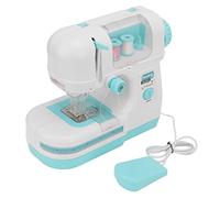 Xiuganpo Sewing Machine Toy Blue Mini Simulation for Kids Above 3 Years Old with Double Stitch Design