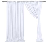 Xiuganpo Sheer Curtains Elegant Multipurpose Arch Drapes for Weddings Parties Baby Showers 1.5x3m (#16)