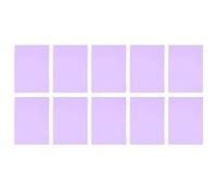 Xiuganpo Sheet Protector Matte Translucent Clear Cover for Easy Writing 30 Holes A4 Size 20Pcs for Notebook, Report Durable PP Plastic (Purple)