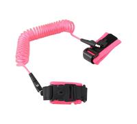 Xiuganpo Simple and Comfortable Wrist Leash with Safety Lock for Kids, Super Safe Harness Bracelet for Toddlers, Walking Safety Leash (2.5M, Orange) (Pink)