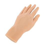 Xiuganpo Simulation Silicone Male Hand Model for Ring Display, Lifelike Silicone Mannequin Hand Model for Film Props, Reusable and Easy to Clean for Artists and Performers (Left Hand)