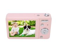 Xiuganpo Sliding Digital Camera, 64MP 4K 16X Digital Zoom Vlogging Camera, Retro with 2.8 Inch Screen for Photography and Video (Pink)