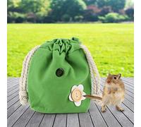 Xiuganpo Small Pet Carrier Bag, Soft Flannel Travel Pouch for Hamster