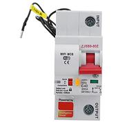 Xiuganpo Smart Circuit Breaker, 100A AC220V PA66 DSM Retardant, APP Remote Switch WiFi Smart Energy Monitor Switch Meter for Apartments and House Power Supply (1P 40A)