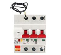 Xiuganpo Smart Circuit Breaker, 100A AC220V PA66 DSM Retardant, APP Remote Switch WiFi Smart Energy Monitor Switch Meter for Apartments and House Power Supply (3P 16A)