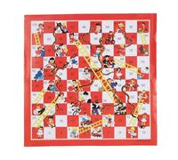 Xiuganpo Snake and Ladders Chess Board Game Set with Dice for Family Travel