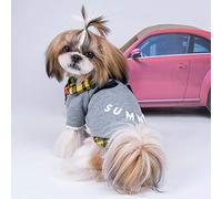 Xiuganpo Soft Cotton Dog Coat, Thickened Warm Pet Apparel (S) | Yellow Winter Dog Jacket with Loose Cuffs for Small Medium Large Dogs, Cotton Pet Clothes