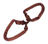 Xiuganpo Soft Cotton Sleeping Heatless Curling Rod Headband for Beautiful Curly Hair, Suitable for Dry and Wet Hair, Daily Use and Business Trip (Brown)