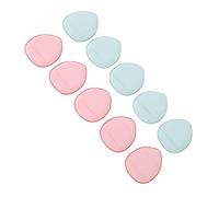 Xiuganpo Soft Finger Powder Puff for Foundation Concealer BB Cream, 10pcs Elastic Finger Makeup Sponge, Wet And Dry Dual Use Makeup Puff, Skin Friendly, Suitable for Artist, Pink And Blue