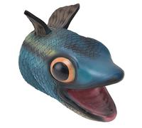 Xiuganpo Soft Fish Puppet Lifelike Hand Puppet Toy for Educational and Interactive Games Ideal for Developing Language Skills