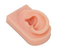 Xiuganpo Soft Silicone Right Ear Model for Ear Piercing Training, Human Support for Beauty Schools, Durable Fake Model (Light Skin)