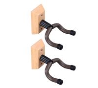 Xiuganpo Solid Wood Guitar Wall Mount Hanger with Metal Hook for Ukulele